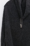Marc Le Bihan Turtleneck Four Seam Sweater 2731 France MLB-2731-HUI Grey